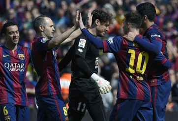 Messi rực sáng, Barca soán ngôi đầu của Real Madrid