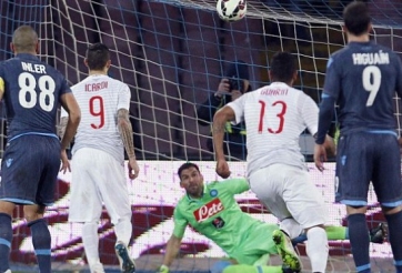 Video clip bàn thắng: Napoli 2-2 Inter Milan (VĐQG Italia 2014/15)