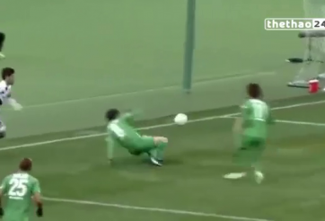 VIDEO: Pha kiến tạo theo phong cách kungfu tại giải bóng đá Nhật Bản