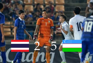 VIDEO: Xem U23 Uzbekistan vùi dập Thái Lan tại King's Cup 2015