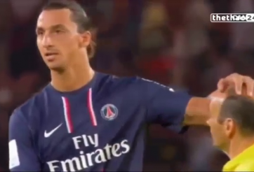VIDEO: Những tình huống Ibrahimovic chơi ngông với trọng tài