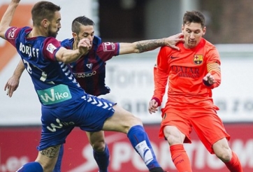 Video clip bàn thắng: Eibar 0-2 Barcelona - Messi tỏa sáng