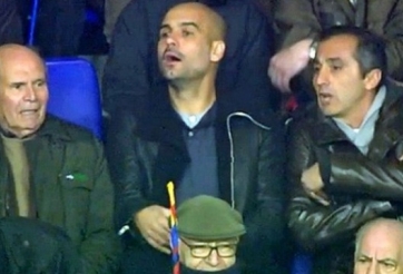 VIDEO: HLV Pep Guardiola tỏ ra rất phấn khích với màn trình diễn của Messi