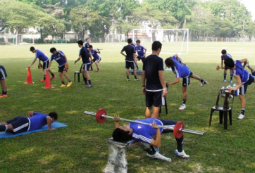 Choáng với sức tập của U23 Nhật Bản