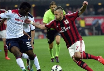 Video bàn thắng: AC Milan 3-1 Cagliari (VĐQG Italia 2014/15)