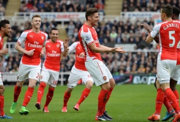 Video bàn thắng: Newcastle 1-2 Arsenal - Giroud tỏa sáng
