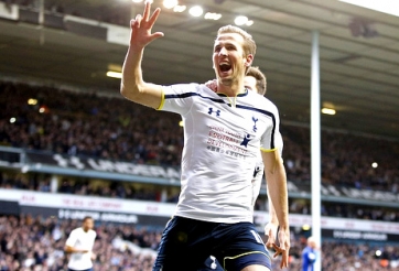 Harry Kane chính thức vượt mặt Aguero và Diego Costa