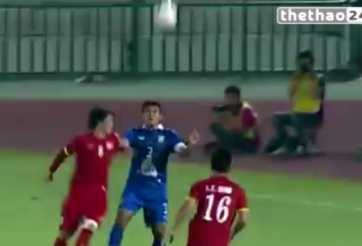 Video clip bàn thắng: U23 Thái Lan 3-1 U23 Việt Nam - Tiếp đất