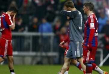 Video clip bàn thắng: Bayern Munich 0-2 M'gladbach (VĐQG Đức 2014/15)