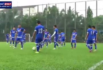 VIDEO: Buổi tập của U23 Việt Nam trên đất Malaysia
