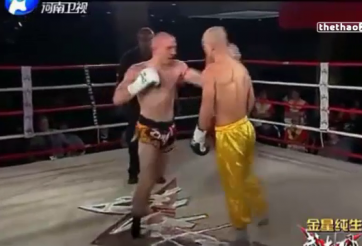 VIDEO: Kungfu Thiếu Lâm bị Muay Thái hạ knock out vì quá ngạo mạn