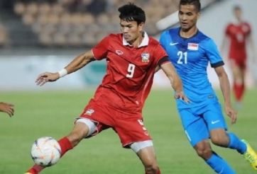 Video clip bàn thắng: Thái Lan 2-0 Singapore (Giao hữu quốc tế)