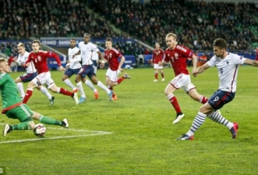 Video clip bàn thắng: Pháp 2-0 Đan Mạch (Giao hữu quốc tế)