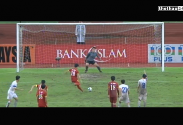 VIDEO: Công Phượng lập cú đúp nâng tỷ số lên 6-0 cho U23 Việt Nam