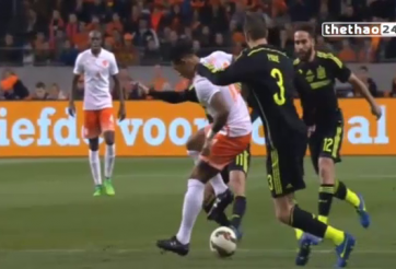 VIDEO: Sao trẻ Hà Lan đi bóng qua 'rừng cầu thủ' TBN bằng tuyệt chiêu của Zidane