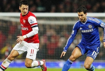 Ozil và Hazard đứng đầu danh sách tiền vệ xuất sắc nhất châu Âu