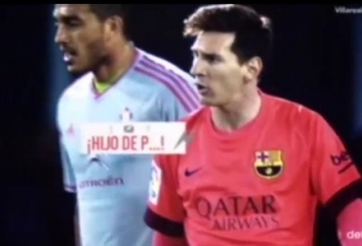 Messi chửi trọng tài là 'đồ con hoang'