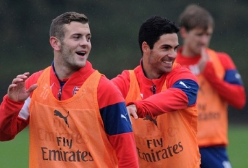 Arsenal đón tin vui từ Wilshere và Arteta