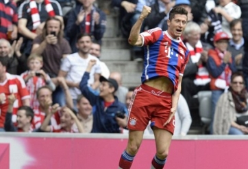 Video clip bàn thắng: Bayern Munich 3-0 Frankfurt - Lewandowski tỏa sáng