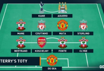 Terry bầu De Gea, Aguero vào đội hình tiêu biểu