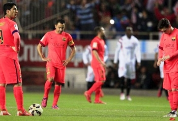 Sevilla 2-2 Barcelona: Đánh rơi điểm ở Sanchez Pizjuan