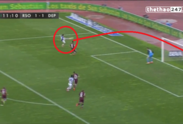 VIDEO: Siêu phẩm volley của huyền thoại Van Basten được tái hiện ở La Liga