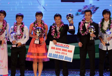 Thành Lương đoạt Quả bóng Vàng 2014