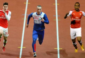 Nhà vô địch điền kinh thách đấu Walcott và Bellerin