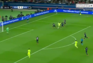 VIDEO: Luis Suarez solo ghi bàn đẳng cấp vào lưới PSG