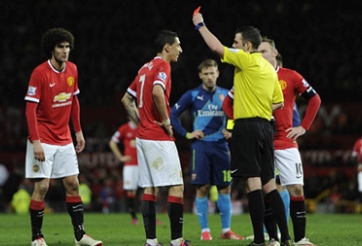 Thẻ đỏ của Di Maria là chìa khóa giúp Man Utd hồi sinh
