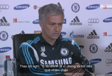 VIDEO: HLV Mourinho lý giải vì sao Chelsea bị ghét nhất tại NHA