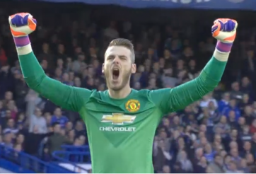 VIDEO: Màn ăn mừng hụt đầy hài hước của thủ thành De Gea