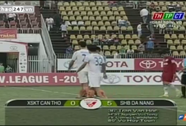 Video clip bàn thắng: Cần Thơ 0-5 Đà Nẵng (V10 V-League 2015)