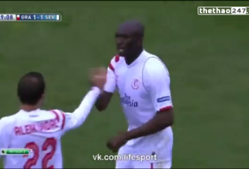 Video clip bàn thắng: Granada 1-1 Sevilla (V32 la Liga)