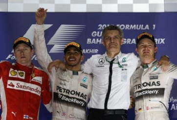 Bảng xếp hạng đua xe F1- chặng 4: Rosberg soán ngôi của Vettel