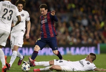VIDEO: Messi mờ nhạt trong chiến thắng của Barca trước PSG