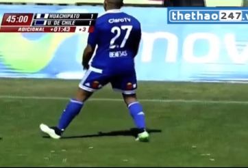 VIDEO: Ghi siêu phẩm, ăn mừng rồi nhận thẻ đỏ rời sân