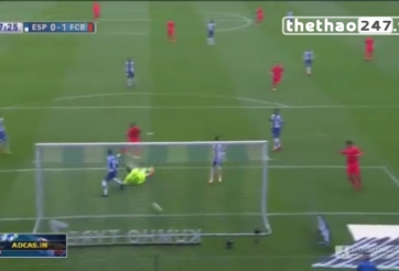 VIDEO: Neymar ghi bàn mở tỷ số cho Barcelona phút thứ 17