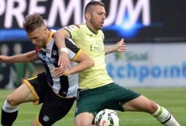 Video clip bàn thắng: Udinese 2-1 AC Milan (VĐQG Italia 2014/15)