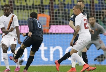 Video clip bàn thắng: Inter 2-1 AS Roma (VĐQG Italia 2014/15)
