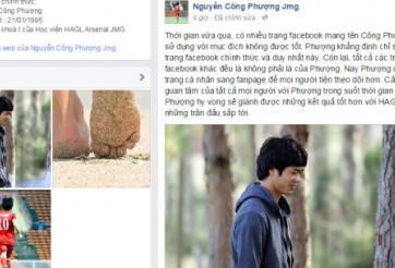 Công Phượng lập fanpage chính thức