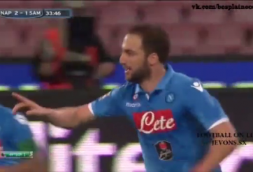 Video clip bàn thắng: Napoli 4-2 Sampdoria (V32 Serie A)
