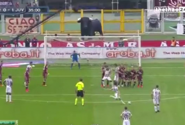 VIDEO: Pha sút phạt thành bàn mẫu mực của Andrea Pirlo vào lưới Torino