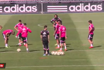 VIDEO: Ronaldo khiến thần đồng Odegaard 'lác mắt' với kỹ thuật tuyệt đỉnh