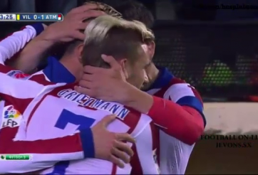 Video bàn thắng: Villarreal 0-1 Atletico Madrid - Torres tỏa sáng