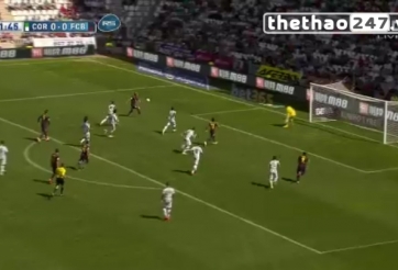 VIDEO: Rakitic vuốt bóng đẹp mắt mở tỉ số cho Barca