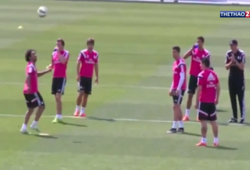 VIDEO: Ronaldo 'sững sờ' trước pha biểu diễn kỹ thuật của Marcelo