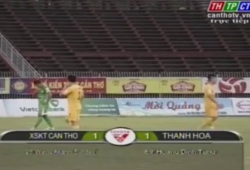 Video clip bàn thắng: Cần Thơ 1-1 Thanh Hóa (V12 V-League)