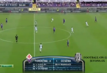 Video clip bàn thắng: Fiorentina 3-1 Cesena (V34 Serie A)