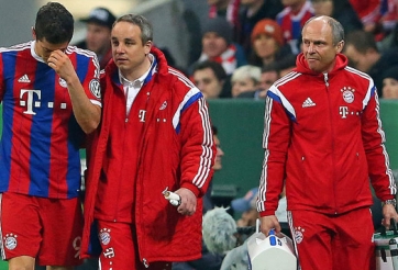 Bayern mất 2 trụ cột trước trận gặp Barca